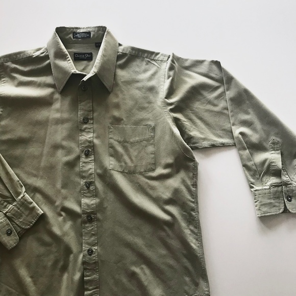 Christian Dior Long Sleeve Dress Shirt 16 - Picture 8 of 8